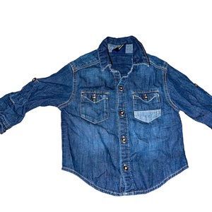 Genuine Kids from Oshkosh Baby Boy Button Down Denim Shirt